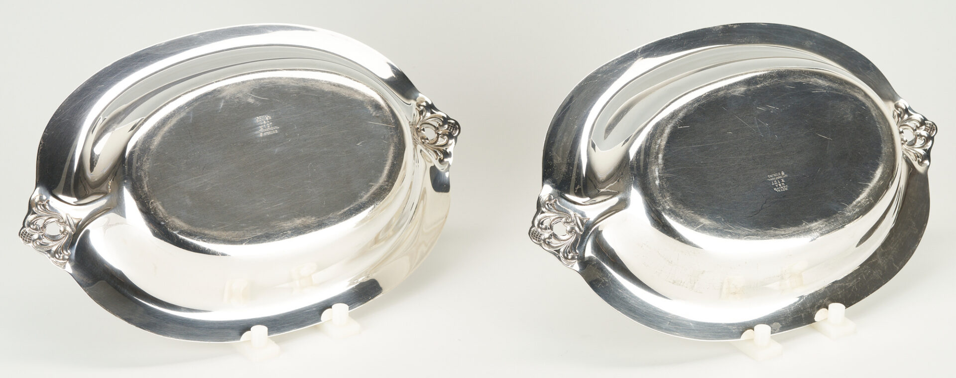 Lot 1014: 4 Pcs. International Sterling Silver Hollowware, Royal Danish & Courtship