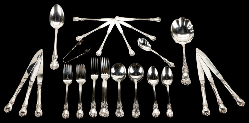 Lot 1018: 39 Pcs. Towle Old Master Sterling Silver Flatware + 2 Asst., 41 items