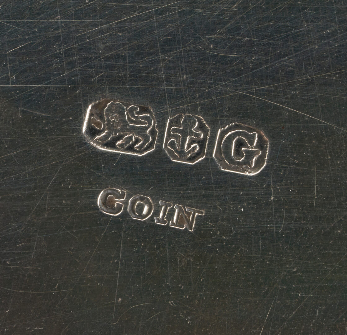 Lot 102: Early Gorham Coin Silver Footed Tray
