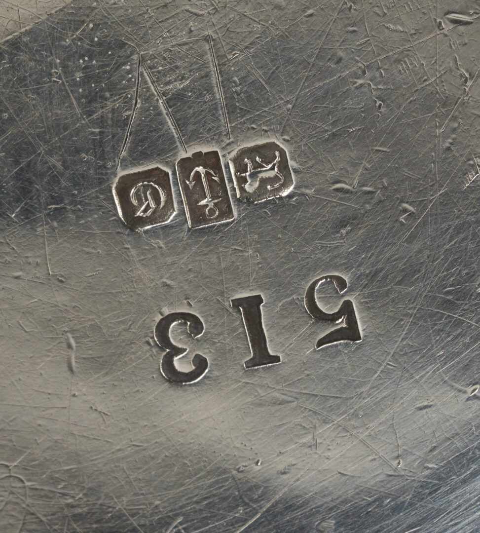 Lot 1136: 7 pcs. Sterling & Silverplate, incl. Gorham  Mug, Figural Trinket Box