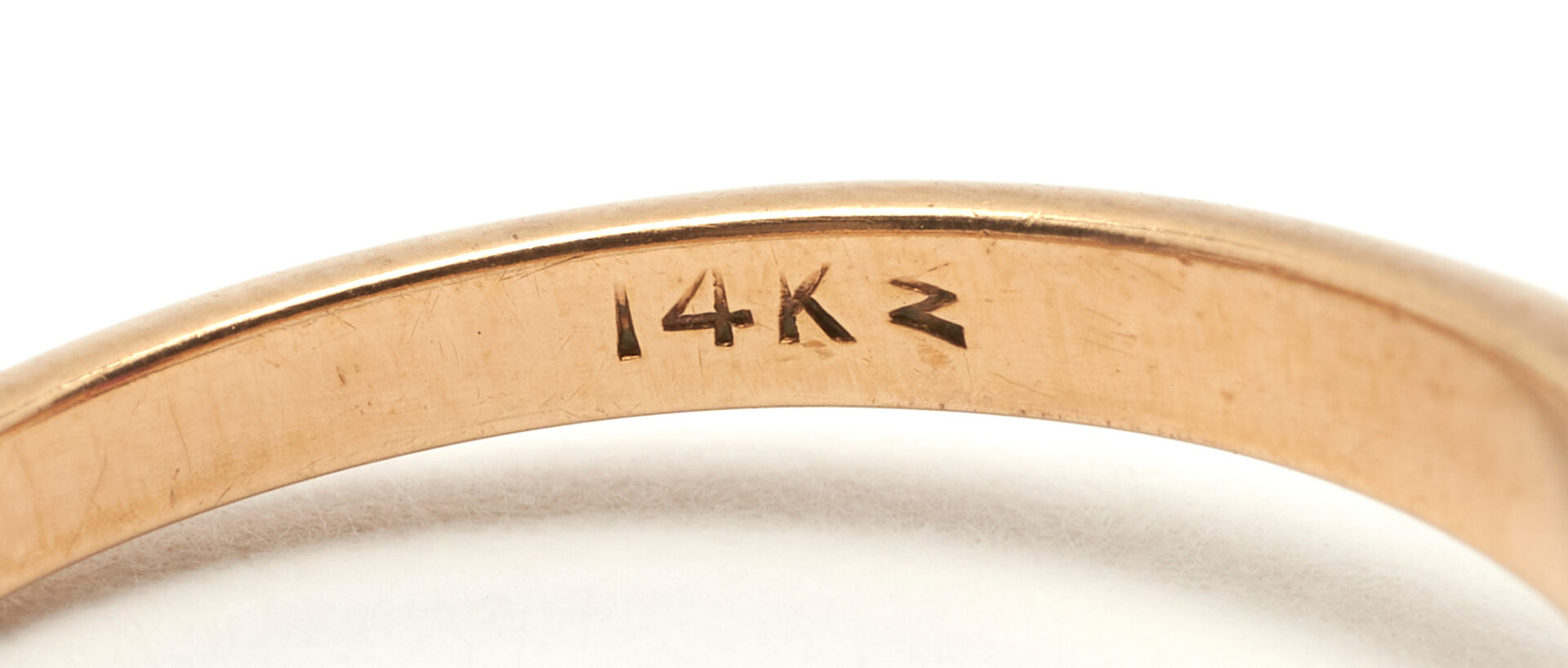 Lot 1184: 4 Ladies Gold & Gemstone Rings