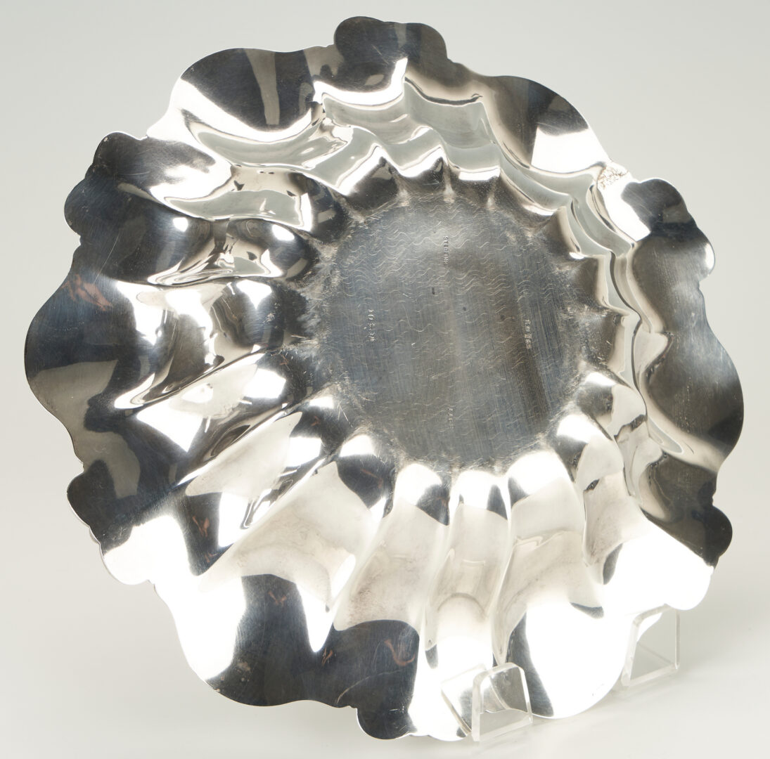 Lot 1204: Richard Wallace & Sons Sterling Bowl