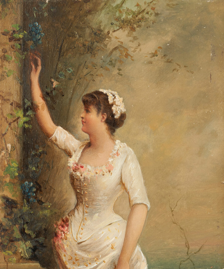Lot 132: Pierre Duval Le Camus, Portrait of a Young Lady in White