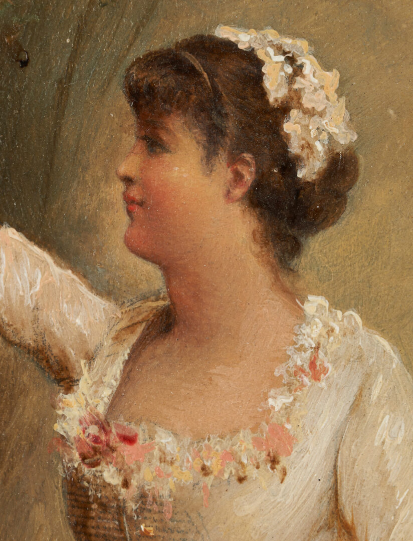 Lot 132: Pierre Duval Le Camus, Portrait of a Young Lady in White