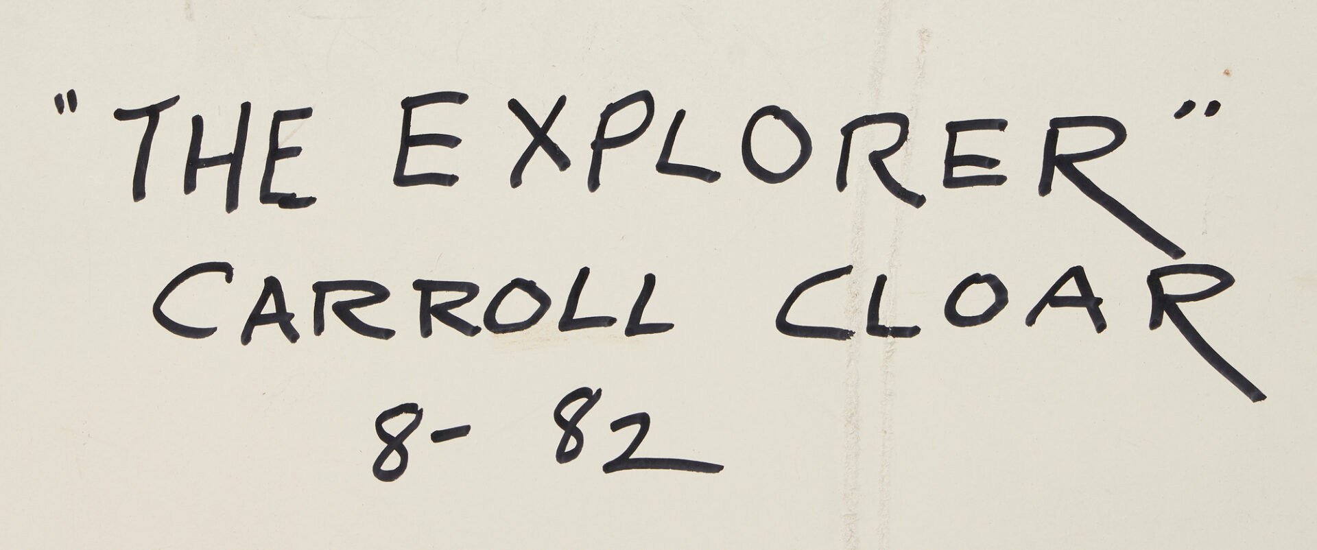 Lot 153: Carroll Cloar Acrylic Painting, The Explorer
