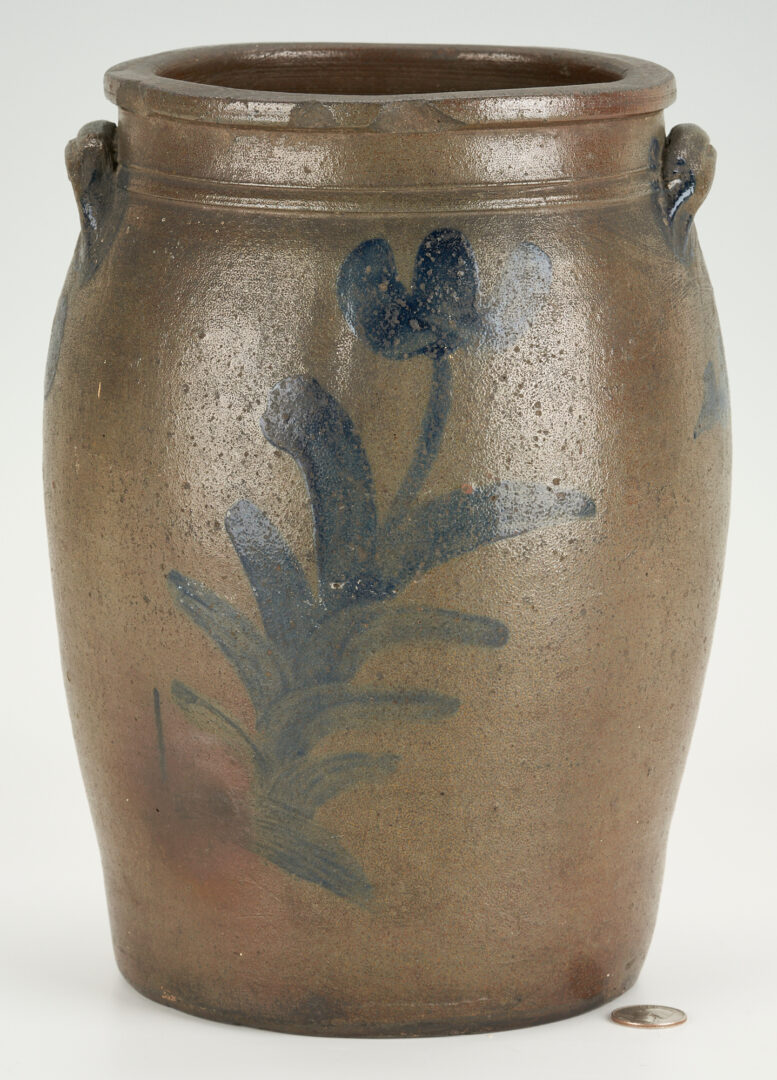 Lot 192: East TN Stoneware Jar, attrib. Charles Decker