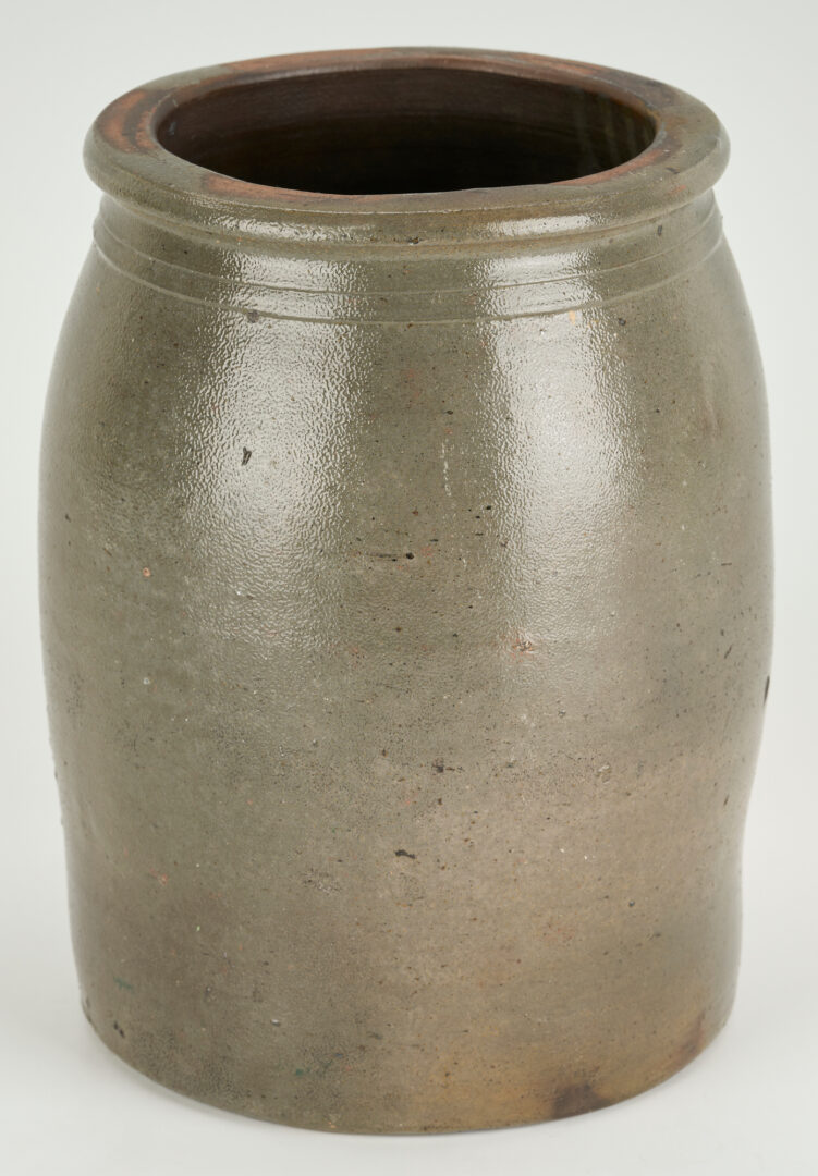 Lot 198: East TN Stoneware Preserving Jar, Weaver Brothers