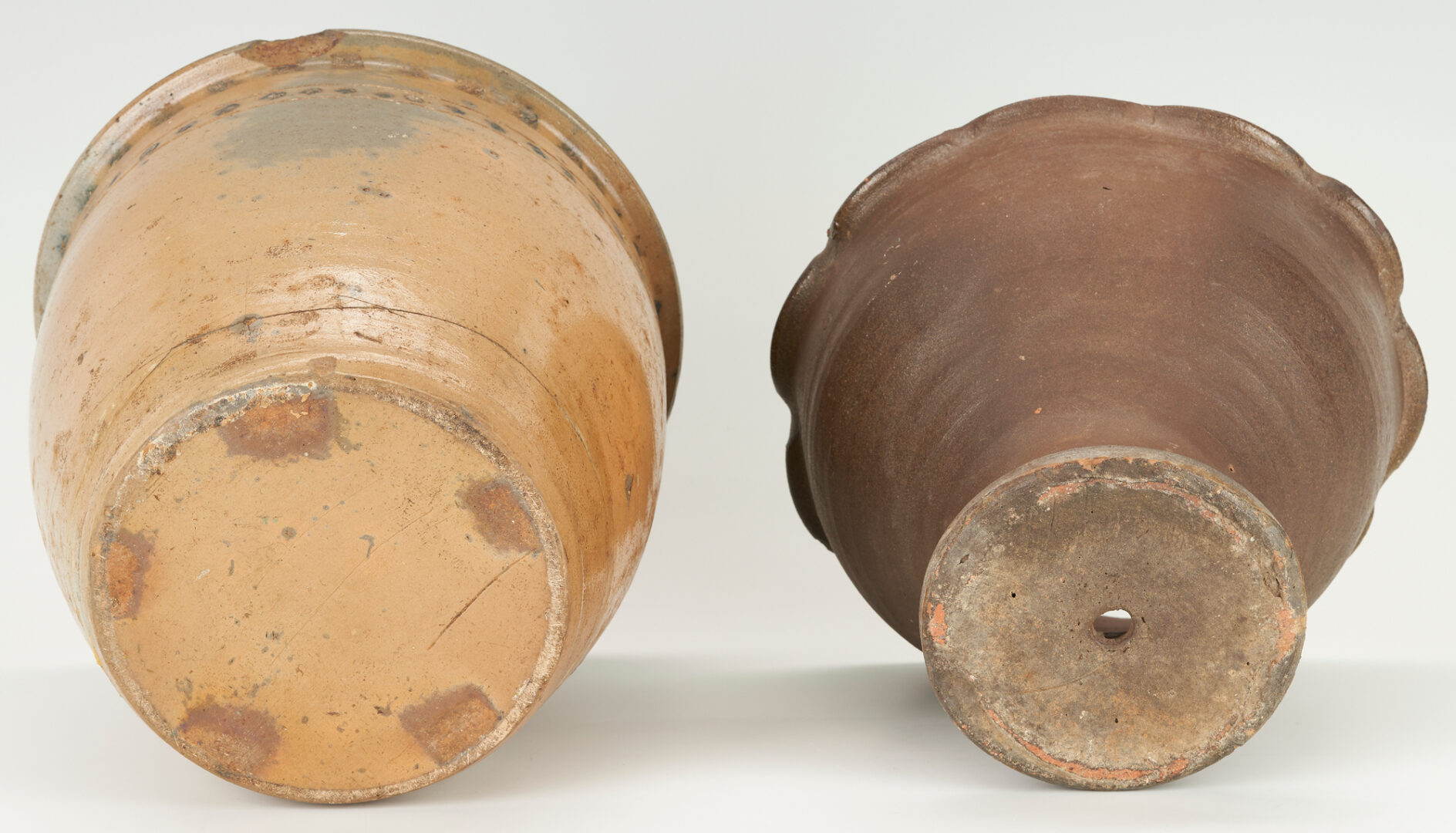 Lot 199: 2 East TN Stoneware Pottery Pieces, attrib. Decker