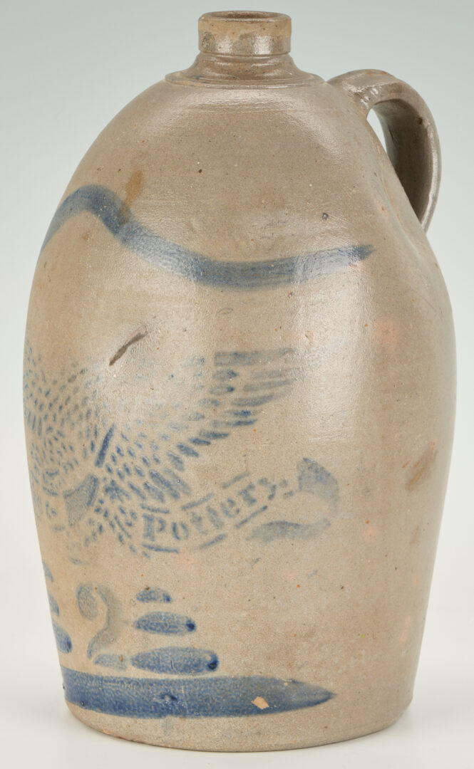 Lot 208: Eagle Pottery 2-Gallon Stoneware Jug