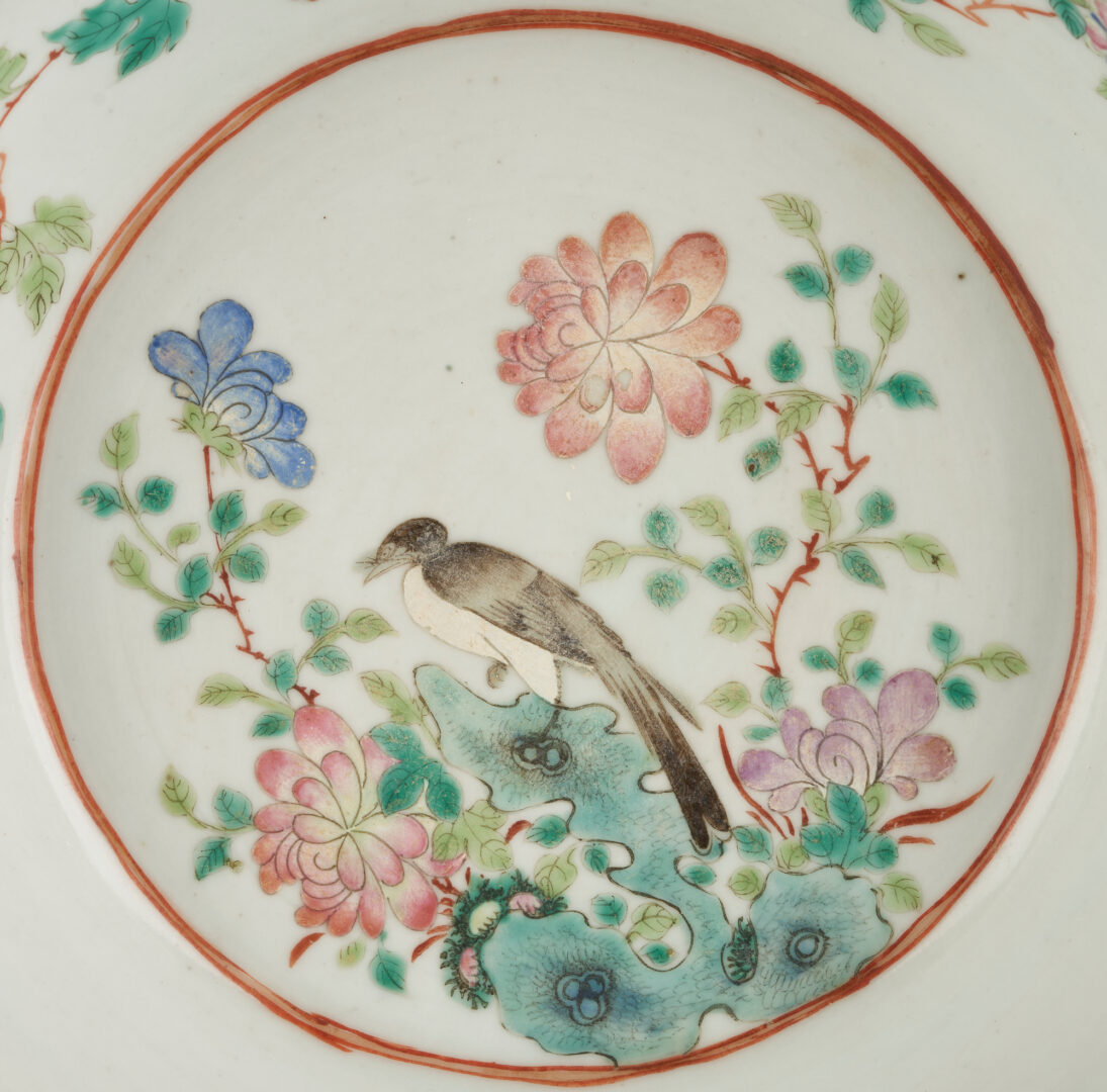 Lot 22: Chinese Export Famille Rose Porcelain Basin