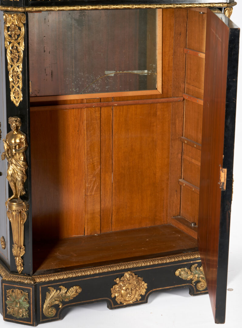 Lot 236: Napoleon III Pietra Dura and Ormolu Cabinet attrib. Mathieu Befort
