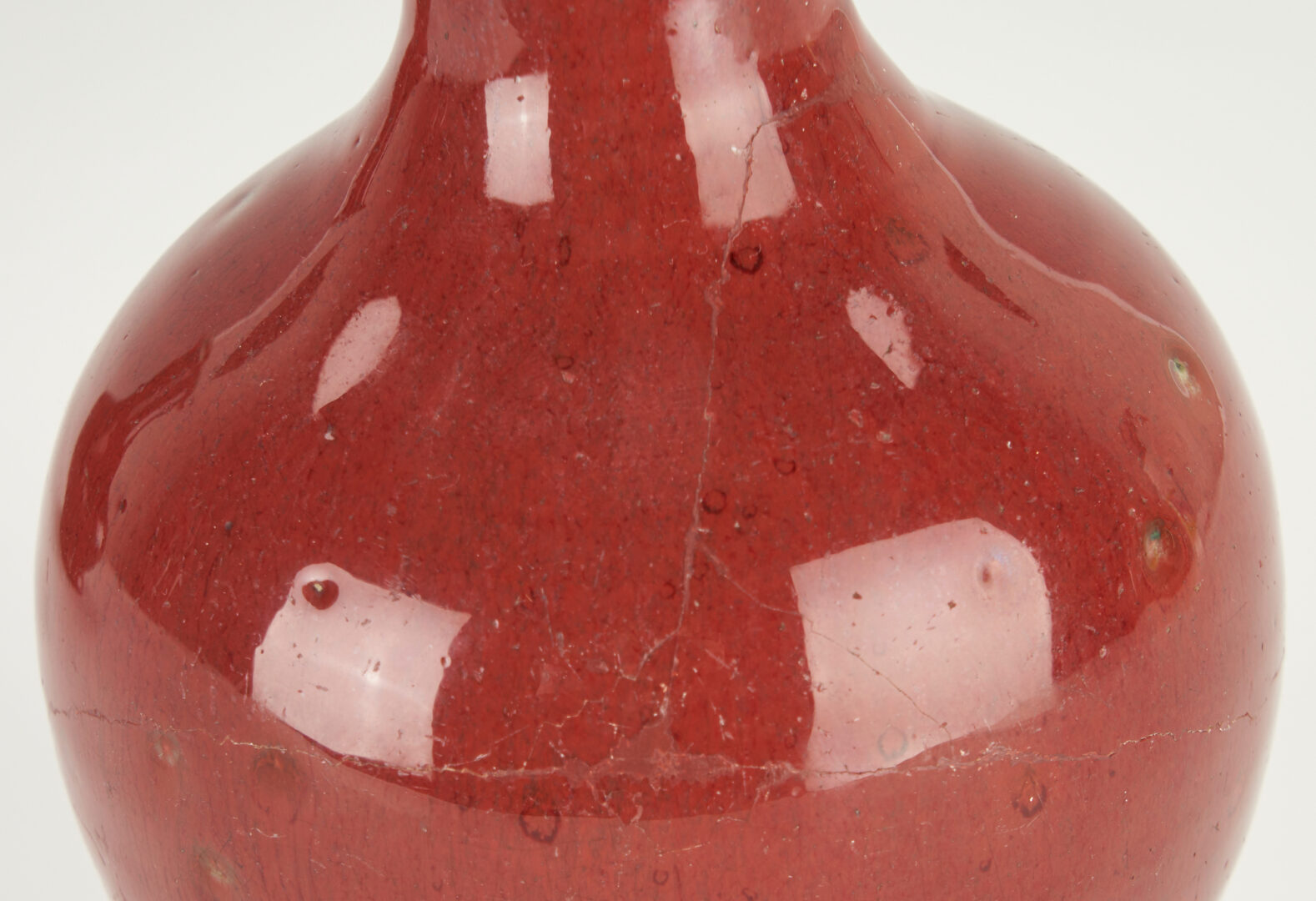 Lot 271: 4 Chinese Monochrome Oxblood Ceramic Vases