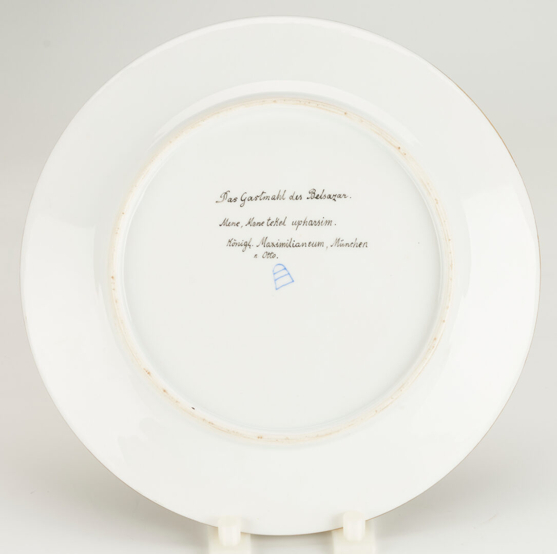 Lot 286: 4 Royal Vienna Porcelain Cabinet Plates, Classical & Biblical Scenes