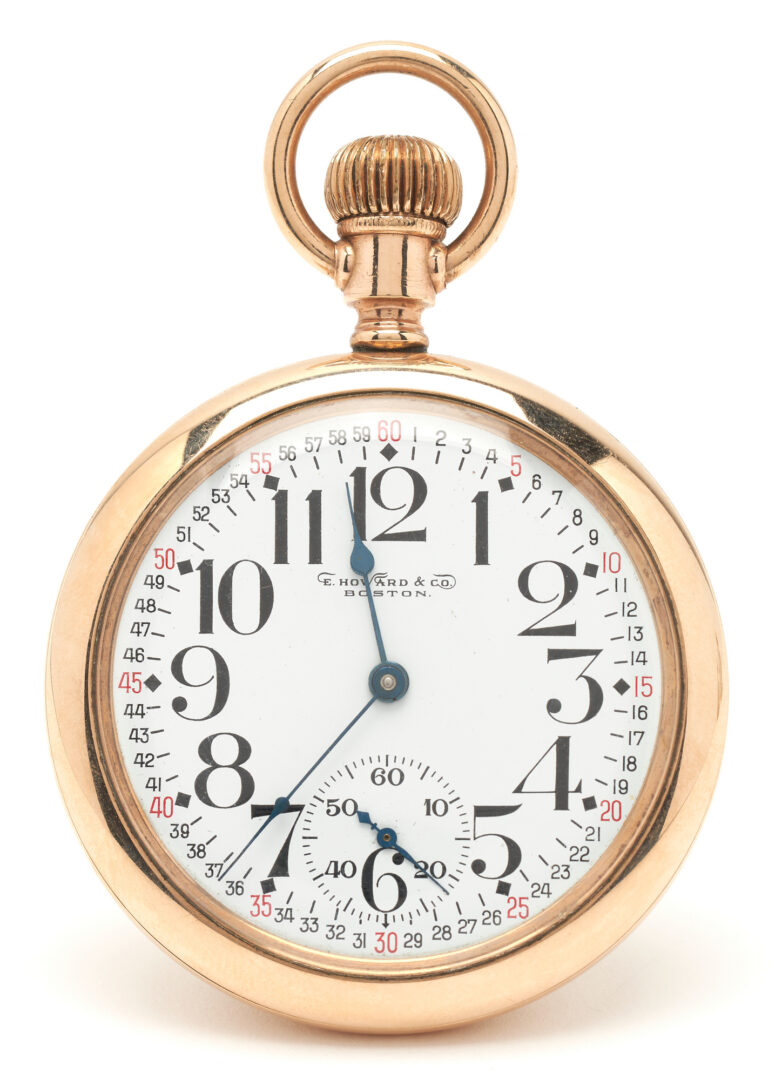 Lot 328: 3 Pocket Watches, incl. Illinois Bunn Special & E. Howard & Co.