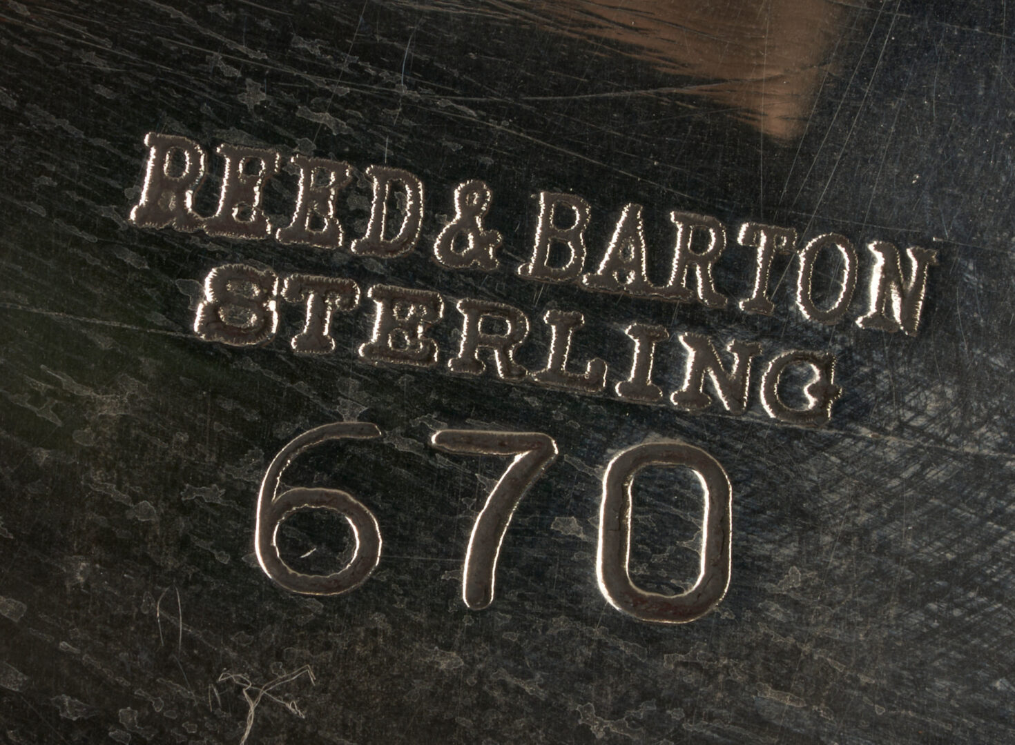 Lot 349: Reed & Barton Georgian Rose Sterling Tea Service plus Assorted Silver, 9 pcs.