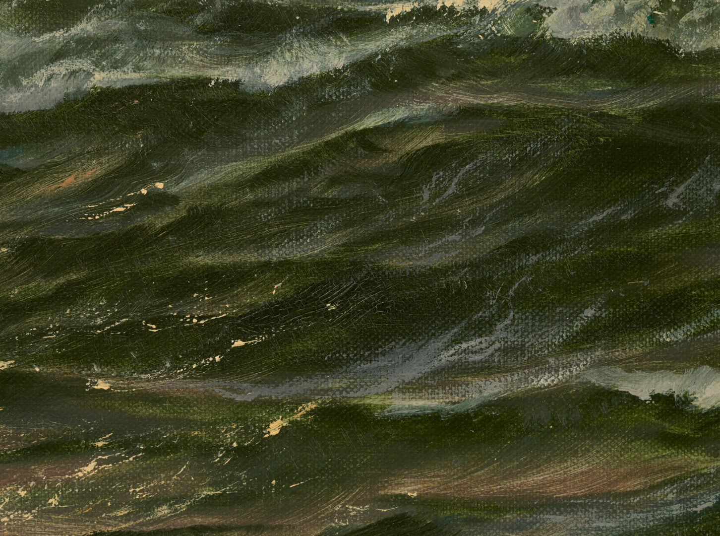 Lot 402: Patrick von Kalckreuth Large O/C Marine Landscape Painting