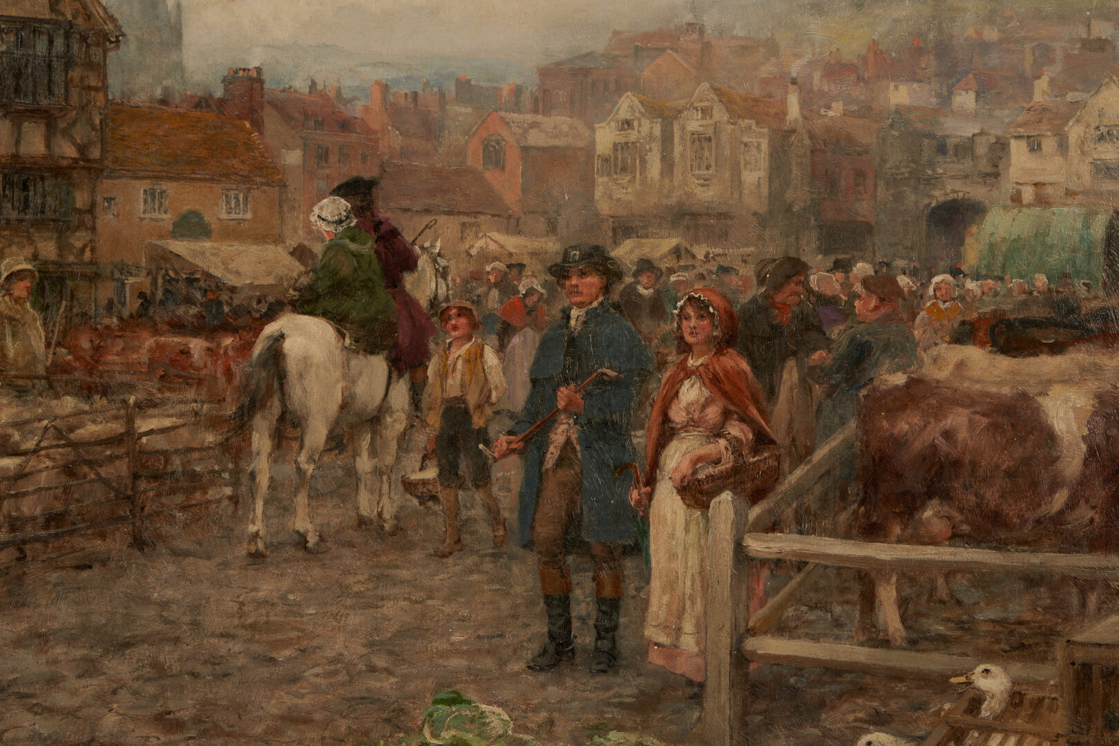 Lot 405: Henry John Yeend King O/C Painting, Marketplace