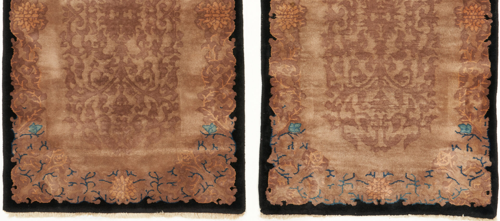 Lot 42: Pair Chinese Art Deco Area Rugs