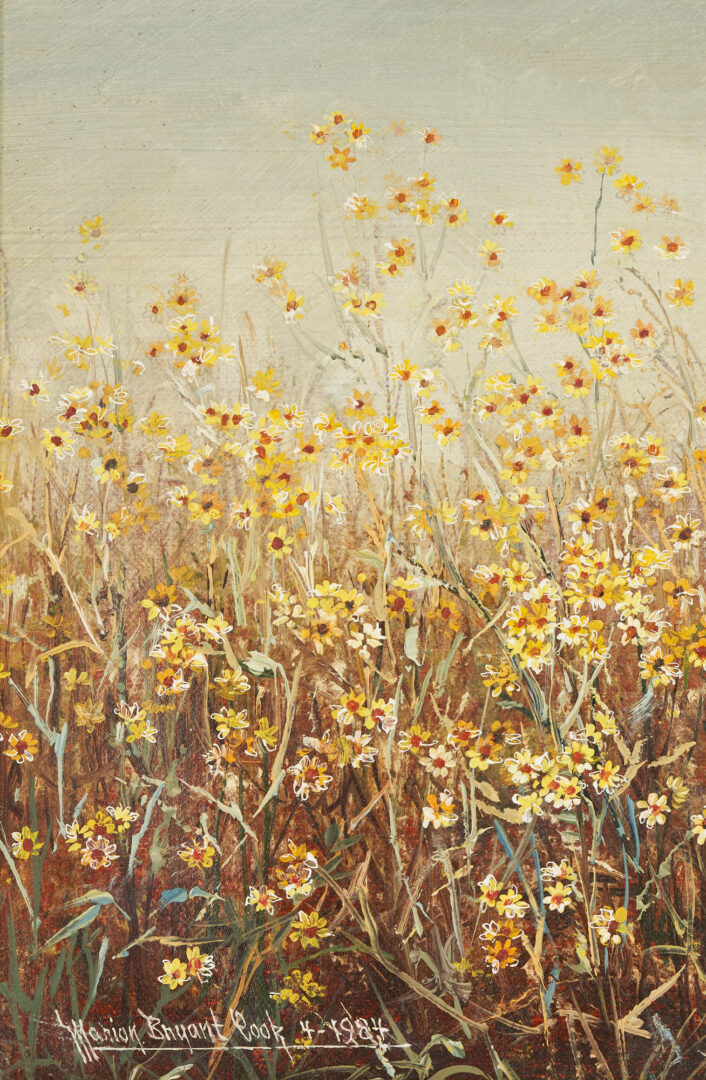 Lot 439: Marion Bryant Cook O/C, Field of Flowers