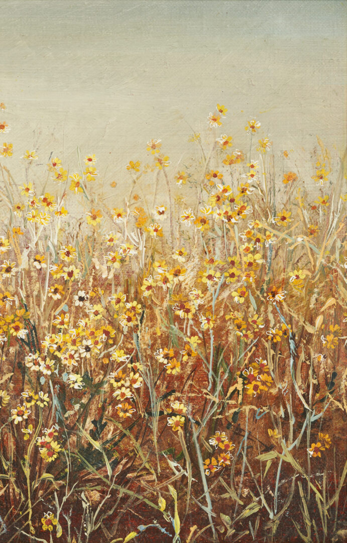 Lot 439: Marion Bryant Cook O/C, Field of Flowers