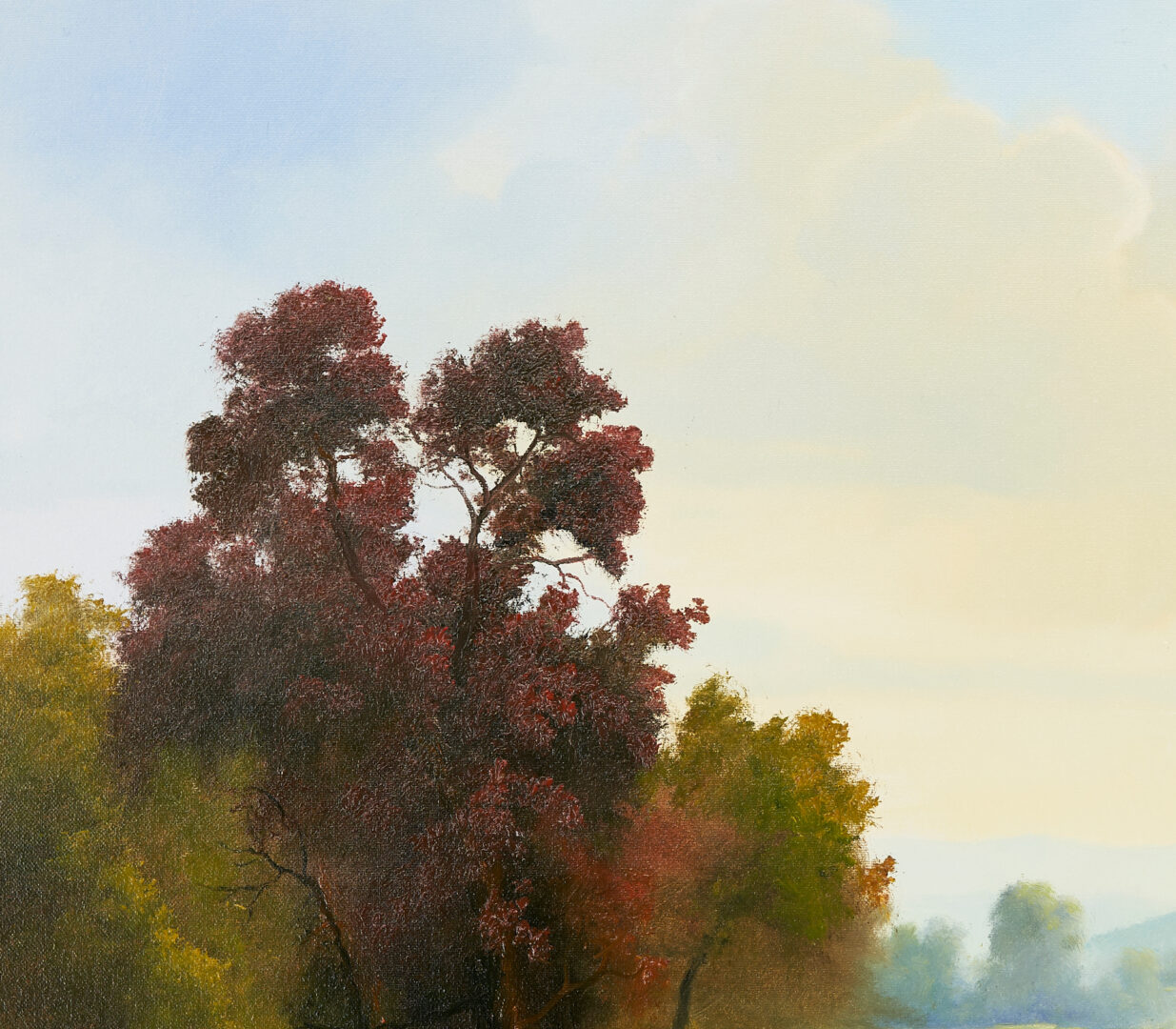 Lot 441: Ron Williams O/C Autumn Landscape Painting