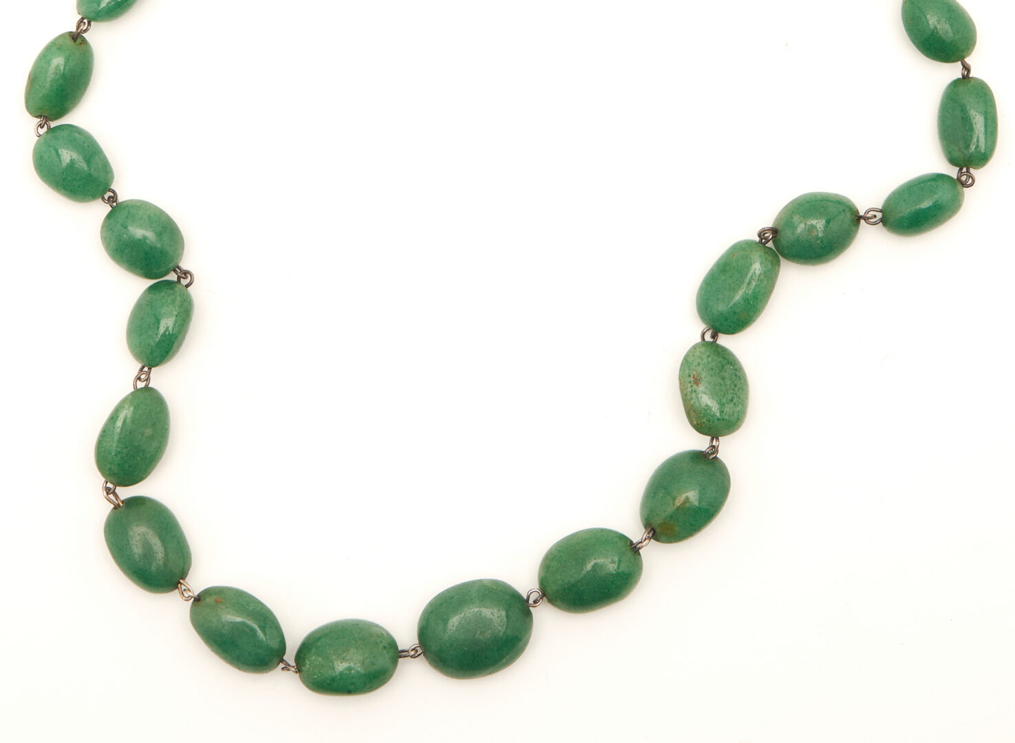 Lot 46: Three Chinese Jade Necklaces