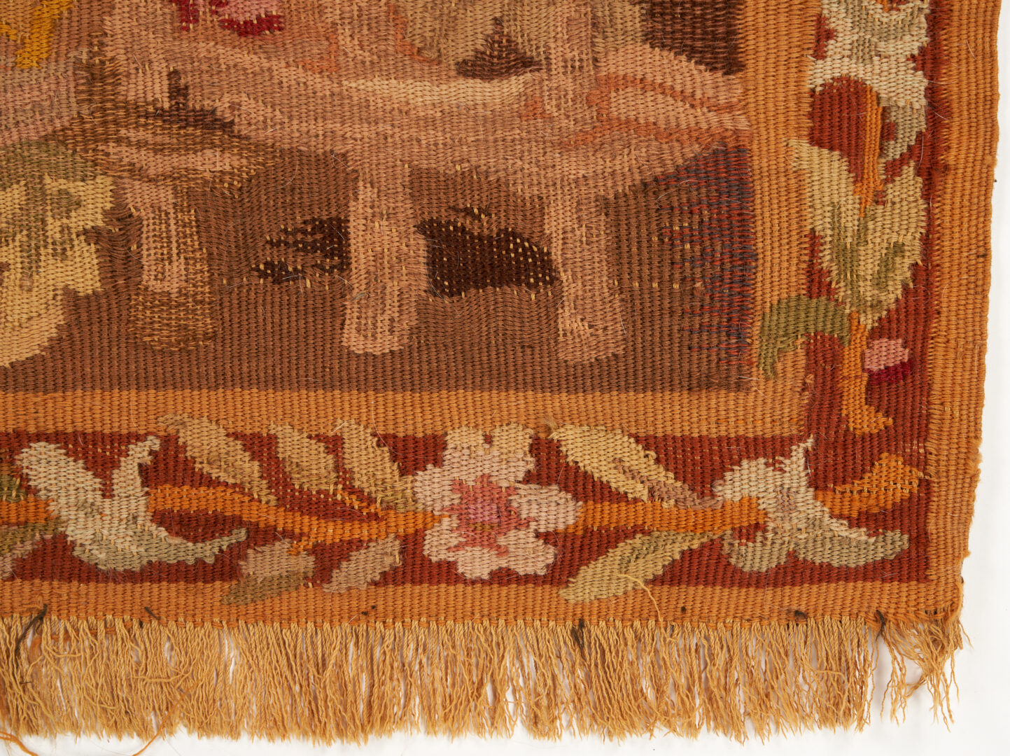 Lot 489: French Aubusson Wool Tapestry