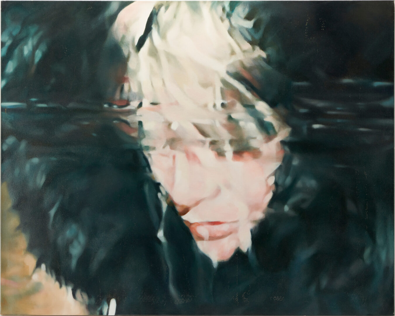Lot 549: Judith Eisler O/C Portrait Painting, Marisa Mell (Danger Diabolik)