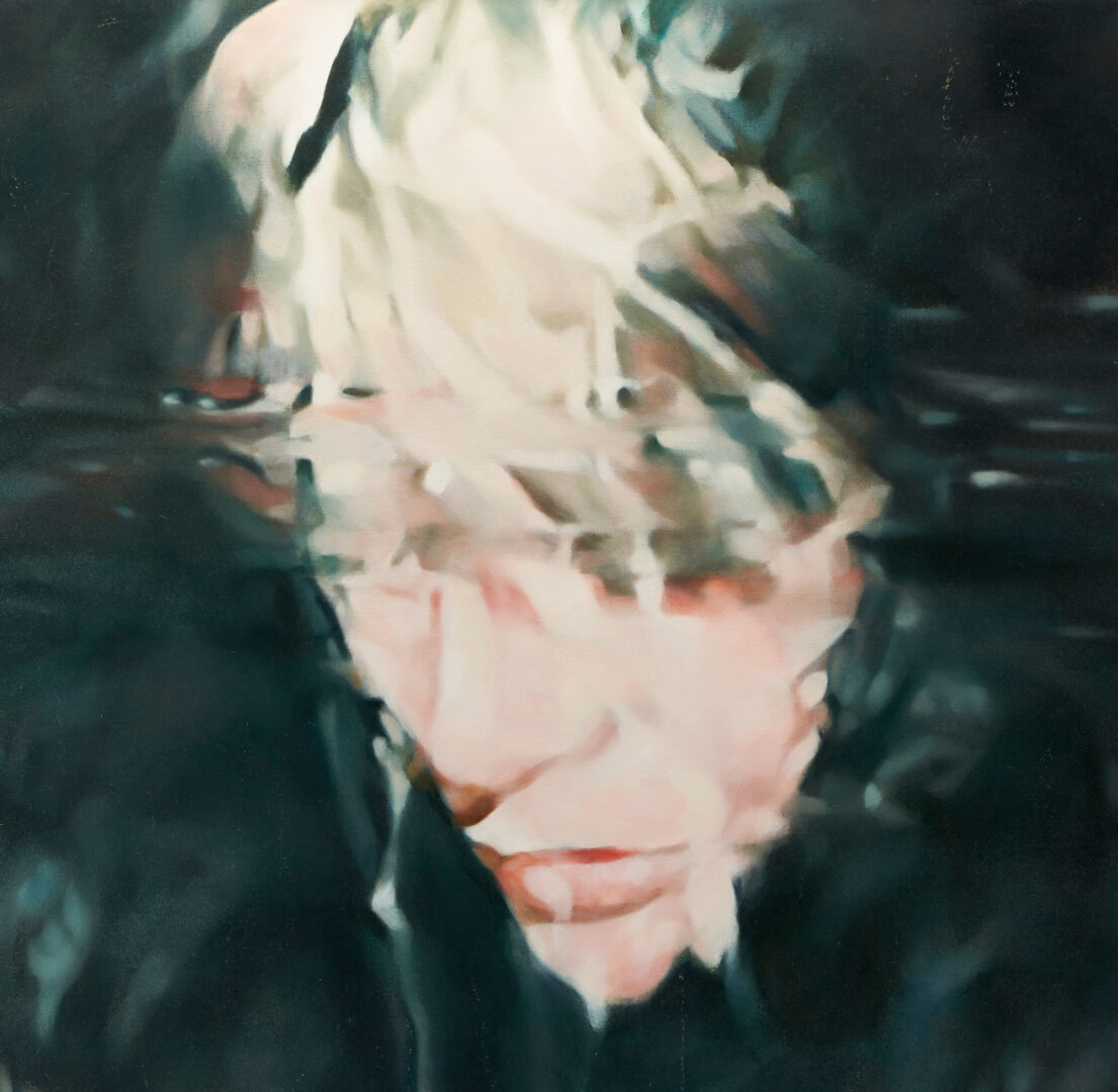 Lot 549: Judith Eisler O/C Portrait Painting, Marisa Mell (Danger Diabolik)