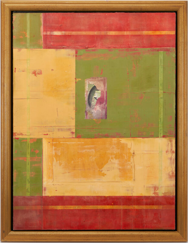 Lot 550: Marjorie Guyon KY Large Abstract Fresco on Panel