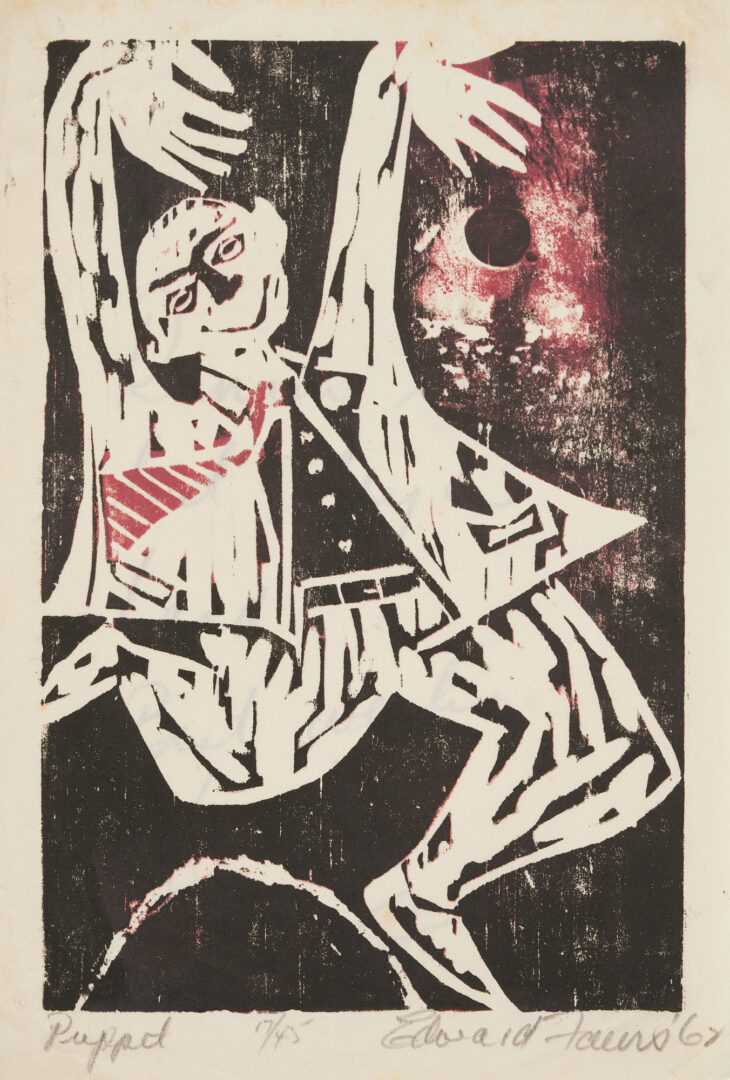 Lot 559: 5 Ted Faiers Woodcut Prints