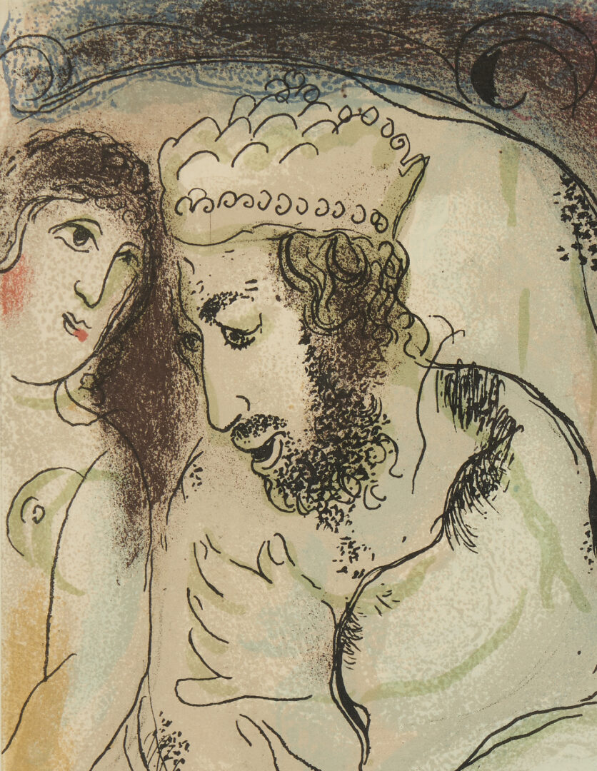 Lot 561: Two Marc Chagall Framed Prints, Illustrations from The Bible