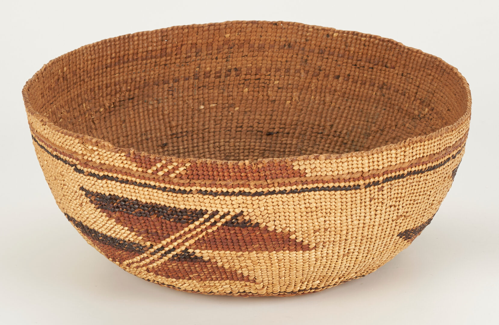 Lot 603: Hupa Yarok Northwest Coast Native American Basket & Moccasins