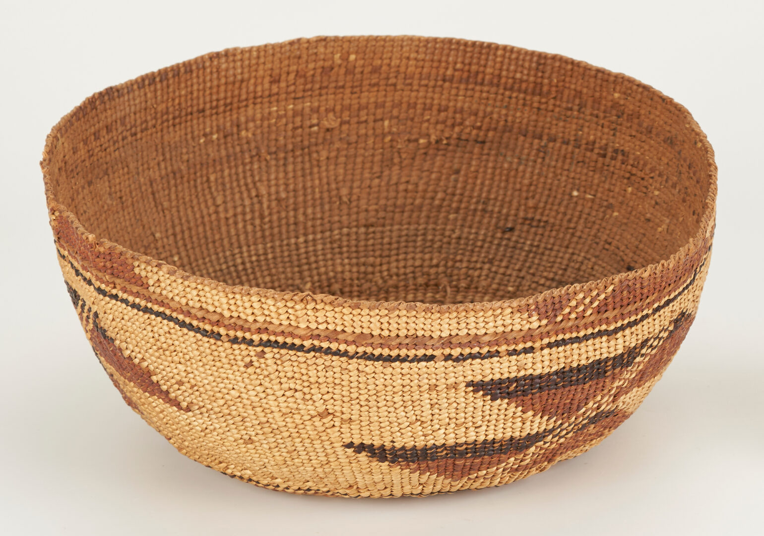 Lot 603: Hupa Yarok Northwest Coast Native American Basket & Moccasins