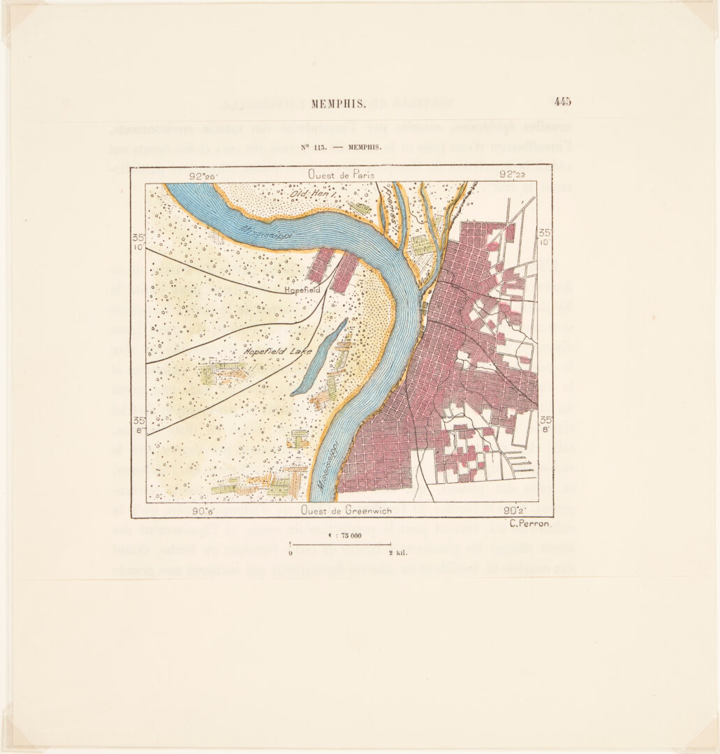 Lot 619: 4 Memphis Related Maps, 1843-1933, incl. Exposition Map 1872