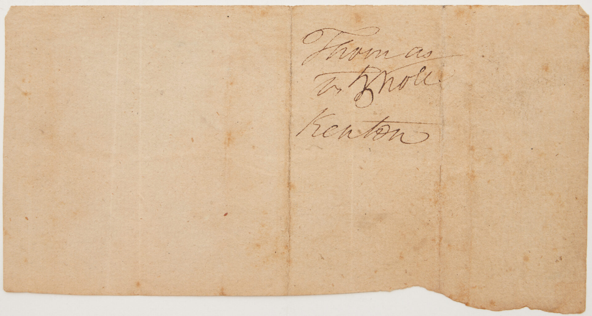 Lot 625: Early American Simon Kenton Signed Promissory Note, 1797