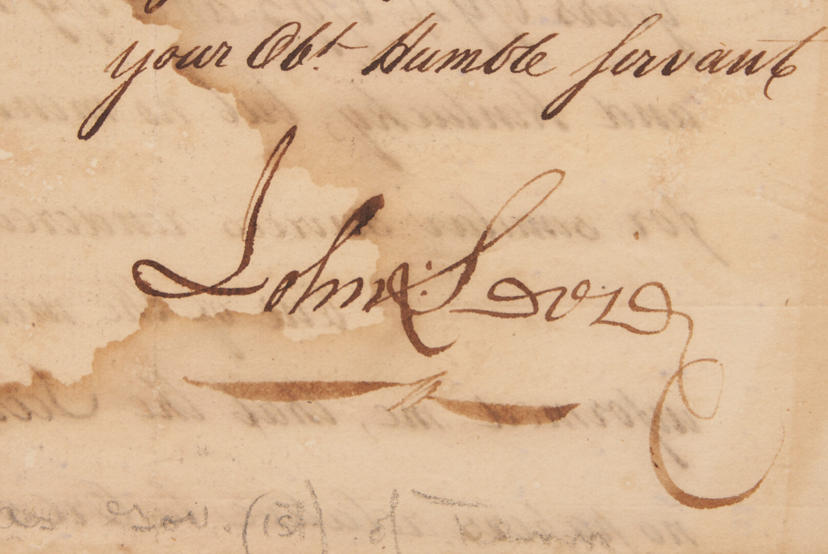 Lot 626: TN Gov. John Sevier Signed Letter, Knoxville Henley Interest, 1797