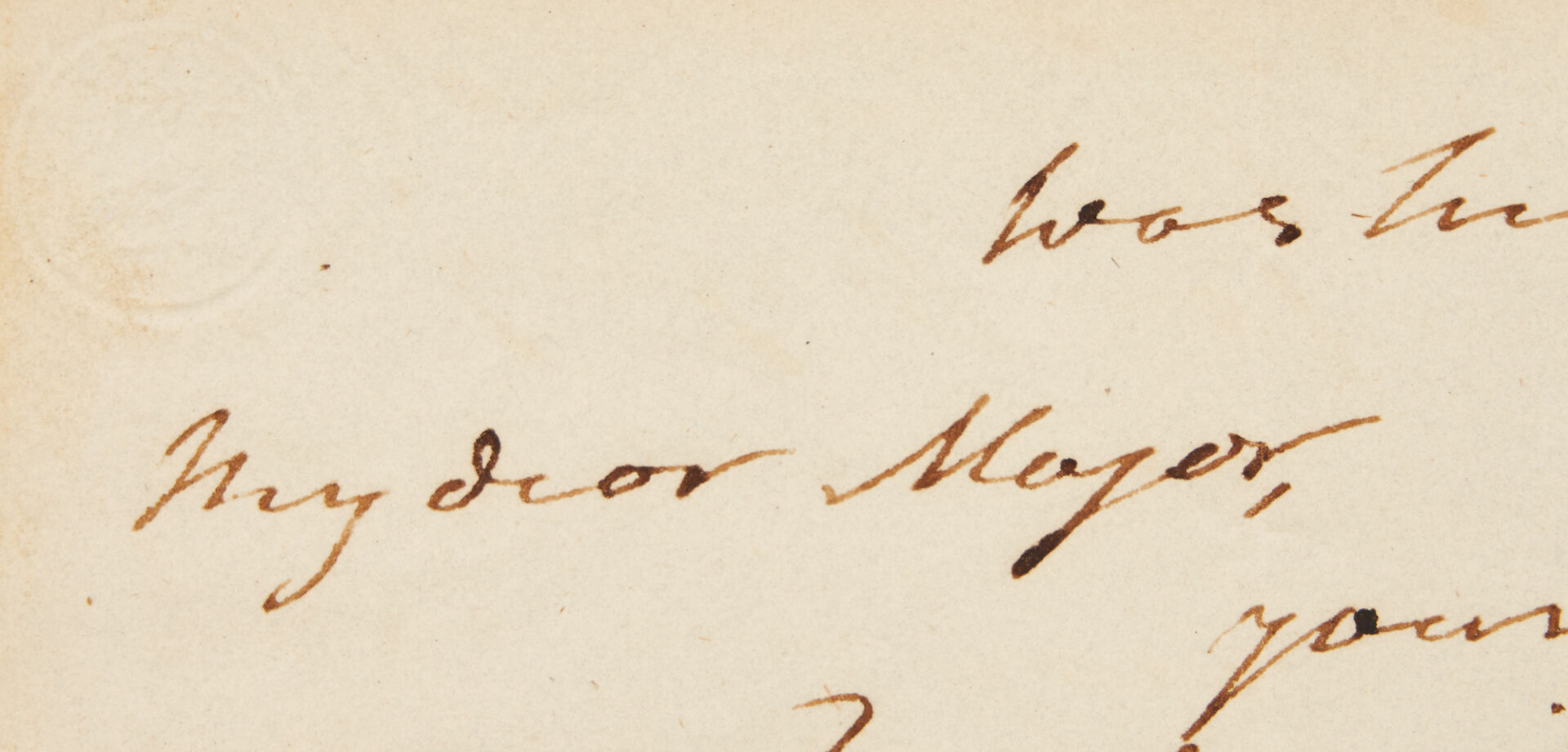 Lot 634: President Andrew Jackson Signed Letter to Andrew Jackson Donelson, 1836
