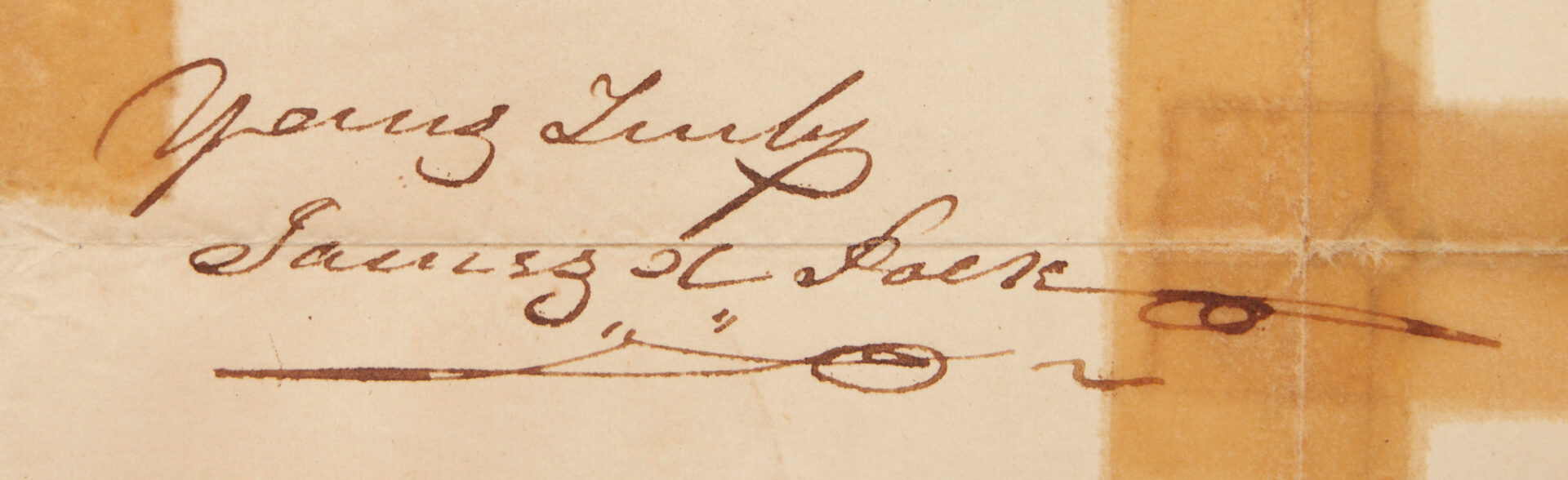 Lot 642: TN Gov. James K. Polk Signed Letter, 1841