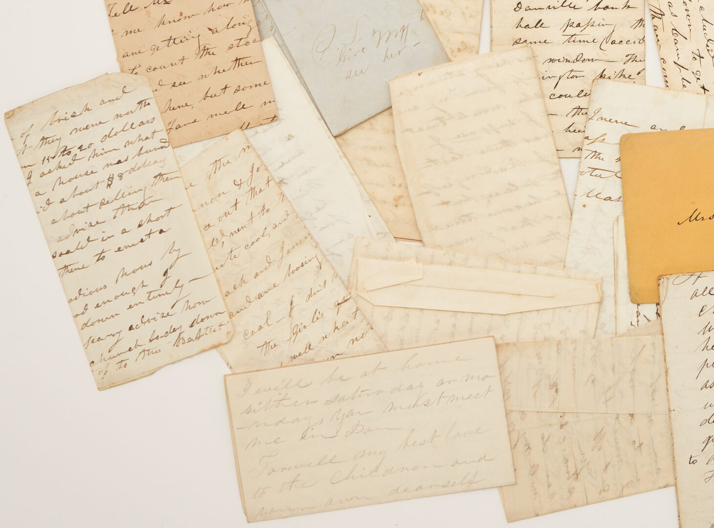 Lot 653: Mason Family of KY Letter Archive, incl. Civil War Battle of Perryville