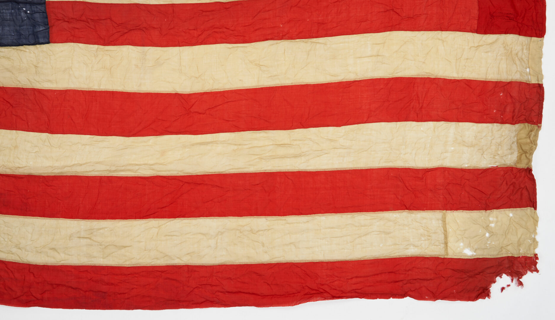 Lot 665: Very Large 34 Star Civil War Era American Flag
