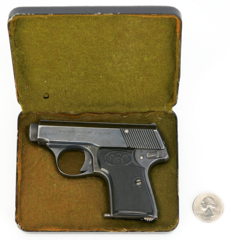 Lot 686: Walther Model 5 Waffenfabrik Zella-Mehlis pistol, 6.35 cal.