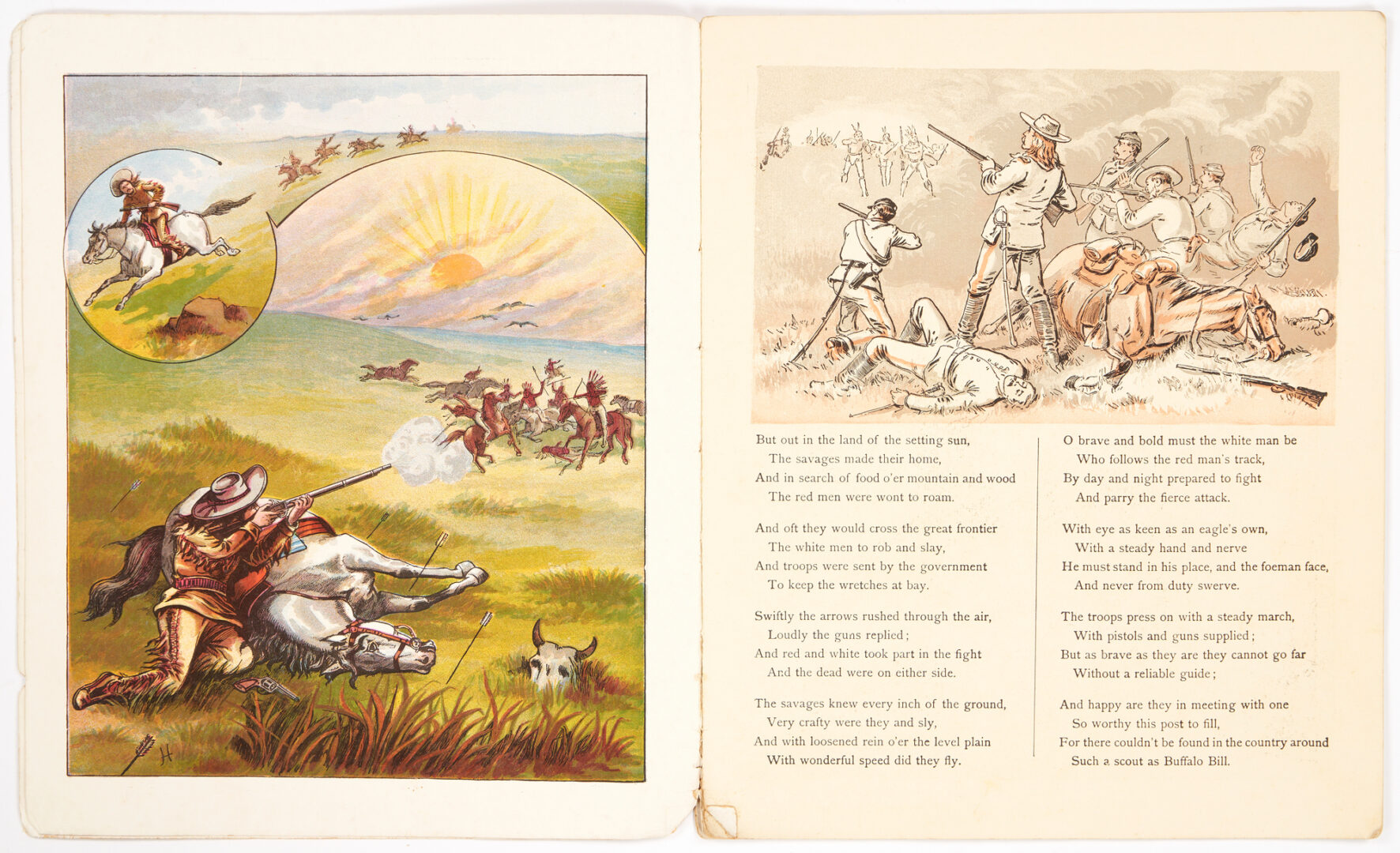 Lot 691: 4 Buffalo Bill Pubs., incl. Children's Book, Programs, Magazine, 11 items