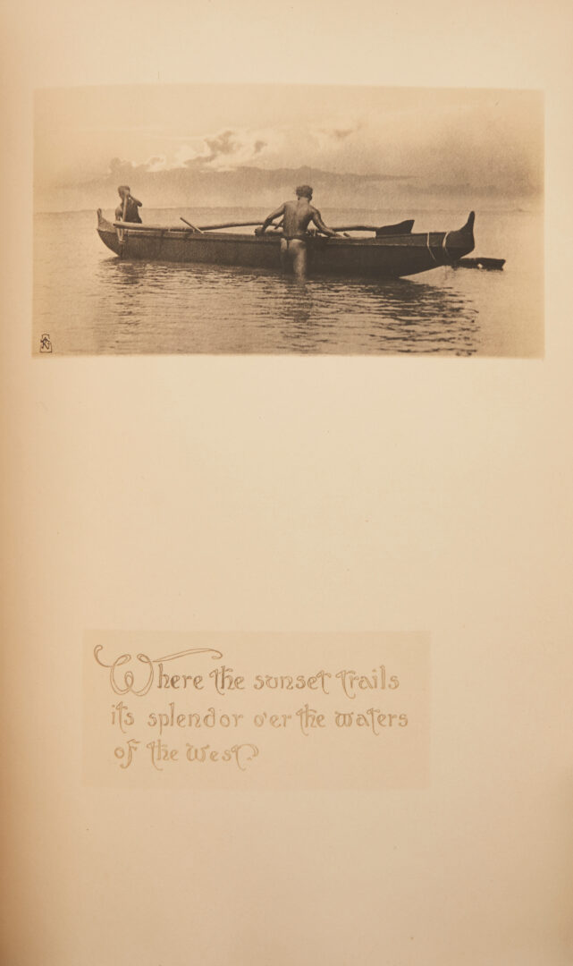 Lot 701: Rare A.R. Gurrey Idyls of Hawaii Photograph Book c.1910-1915