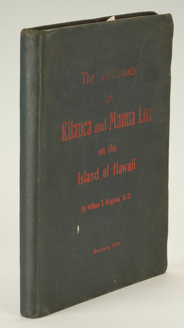 Lot 702: 6 Hawaiian Related Books inc. Fishes 1905, Volcanoes, Flowers, Fruits