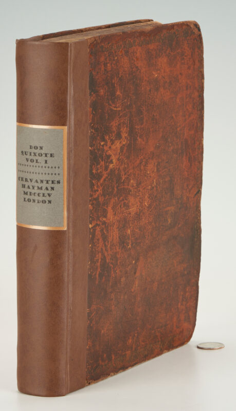 Lot 718: Don Quixote, Vol. I, T. Smollett Ed., 1755