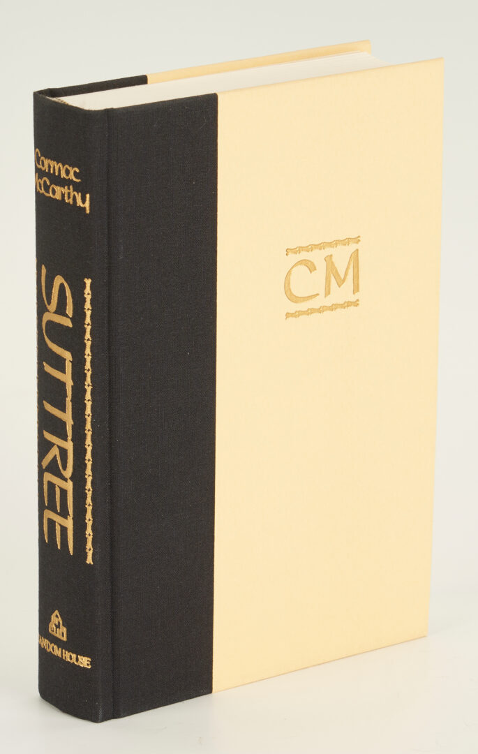 Lot 719: Suttree by Cormac McCarthy, Signed 1st Edition, 1st Printing