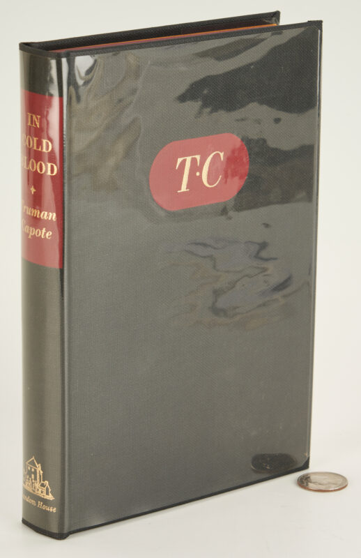 Lot 722: Author Signed In Cold Blood by Truman Capote Limited Edition of First Printing
