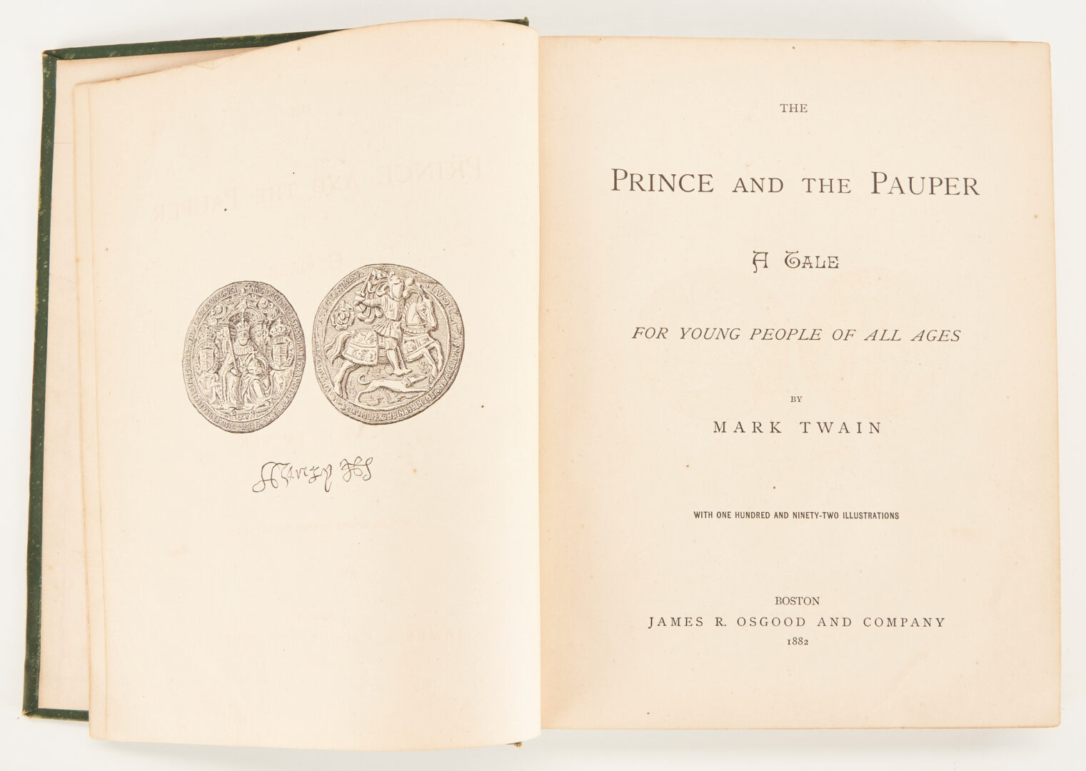 Lot 725: 3 1st Ed. Mark Twain Books, incl. Prince & Pauper First Printing
