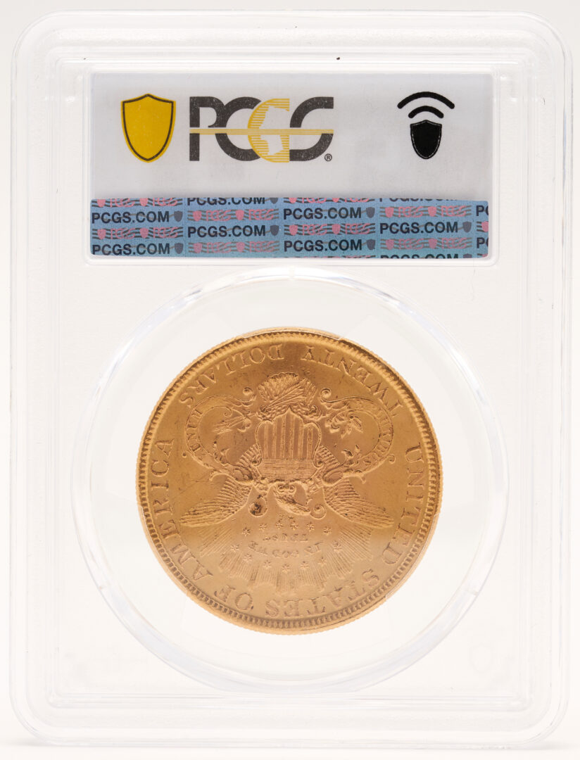 Lot 733: 1895 $20 Liberty Head Double Eagle Gold Coin, PCGS MS63